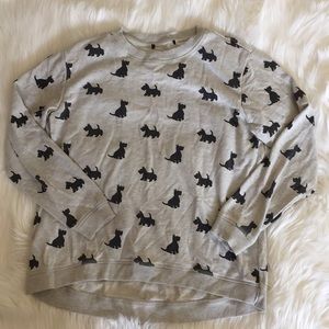 Grey and Black Dig Pattern Sweater